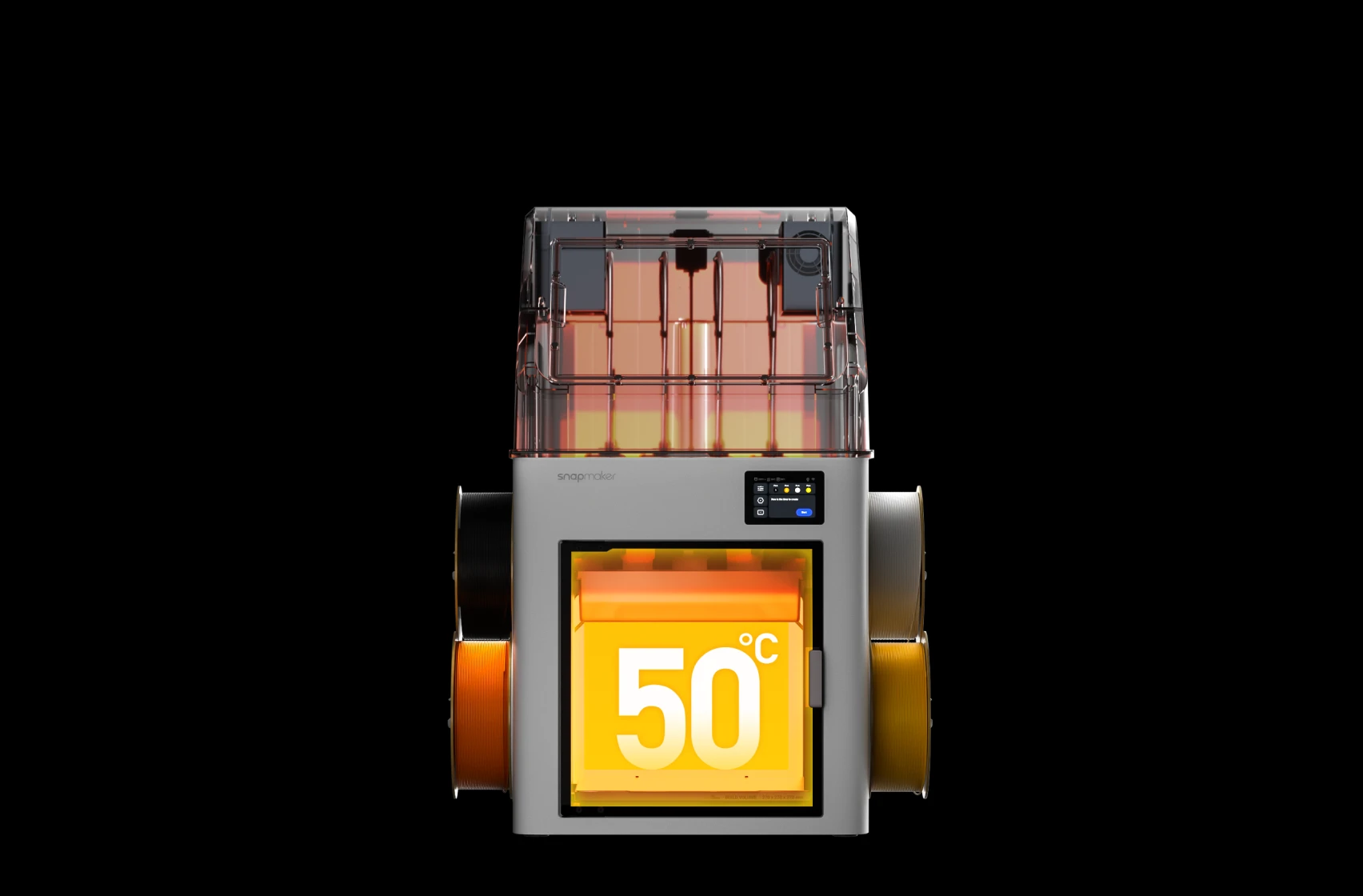 Up to 50℃ Warm Chamber for More Filament Options